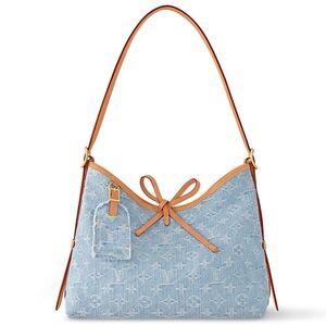 Louis Vuitton Denim Blue Carryall PM